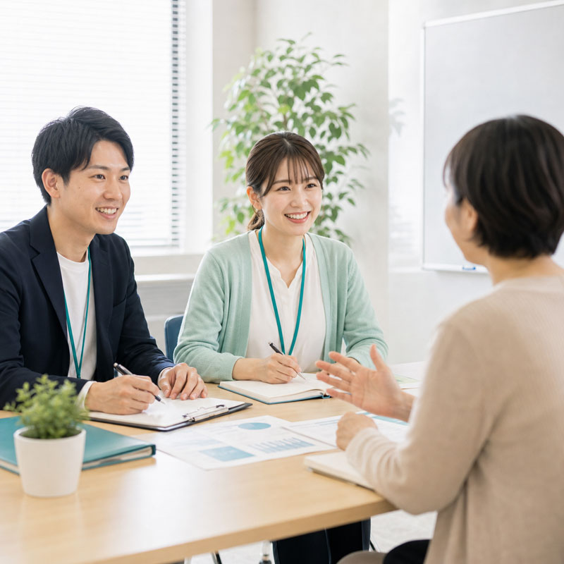 数名でロールプレイをしている様子
